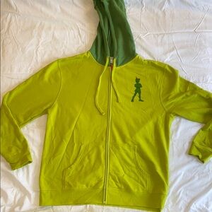Green Unisex Disney Parks Peter Pan Hoodie Jacket